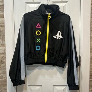 PlayStation woman’s cropped zip jacket